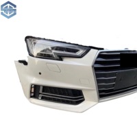 Convient pour Audi A4 A4L pare-chocs avant complet face avant S4 mise à niveau RS4 kit carrosserie pare-chocs avant avec grille