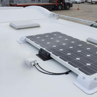 Support de montage de panneau solaire pour camping-car, en plastique ABS, réglable, pour caravane, camping-car, bateau, yacht, hors réseau, 4 pièces par ensemble