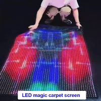Tapis magique LED P2 unisexe à couleurs changeantes pour scène, accessoires de salle de bal pour adultes, tapis lumineux pour entrepôt