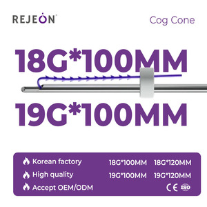 Fil de suture Cog PDO PCL PLLA de haute qualité à bon prix, Fox Eye 19g 21g 60mm 100mm pour la formation en esthétique médicale et les cours de formation de niveau supérieur - Product Image 2
