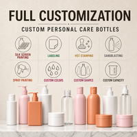 Bouteille en plastique PET transparente de 300 ml pour mousse, flacon pompe à pression pour désinfectant pour les mains et nettoyant visage, pompe à mousse pour savon liquide