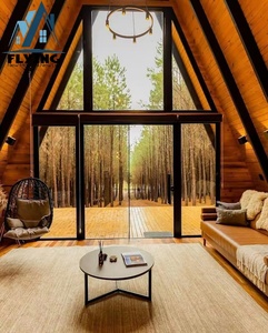 Casa Prefabricada Moderna con Estructura de Acero en Forma de A, Cabaña Modular Pequeña de Instalación Rápida para Acampar y Vivir en la Costa - Product Image 5