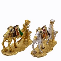 Boîte à bijoux QIFU 2026 en métal émaillé exquis, motif chameau, décoration spéciale pour la maison, idéale pour les anniversaires et les fêtes, comme cadeau