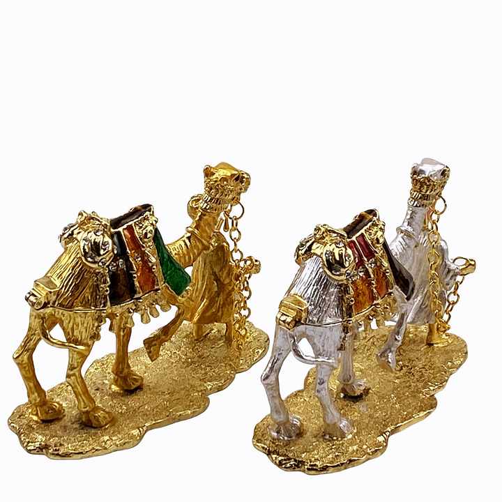 2025 QIFU Exquisite Metal Enamel Camel Jewelry Box Special Home Decoration for Birthday Parties and Holidays As a Gift