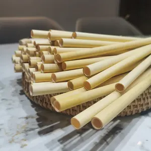 Sedotan Reed bambu alami sedotan minum Reed Sedotan sekali pakai