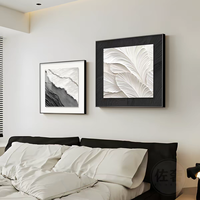 Décoration de chambre 3D en gros, peinture sur porcelaine cristalline brillante, abstraite, moderne, tendance, HD, imperméable, MDF robuste, surface lisse et durable