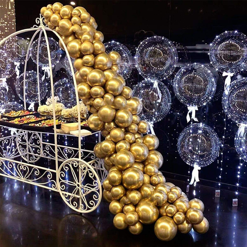 Gold Balloon Arch Kit for Baby Showers, Wedding & Graduation Parties/Ultimate Balloon Garland Arch Kit for Party Decorations