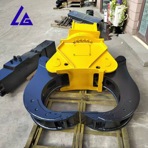 Rompedor de Troncos de Alta Resistencia para Uso Profesional en Silvicultura, Desbroce de <span class=keywords><strong>Terrenos</strong></span> y Negocios Comerciales de Leña, Compatible con Excavadoras SH130, SH135 y CX210 - Product Image 5