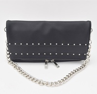 Sac à main de mode pour femmes de haute qualité avec décoration de perles, sangle en chaîne avec nœud, sacs à main pliants pour femmes, sacs à main avec logo personnalisé, sac à bandoulière pour femmes