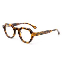 Modèle 25042 Monture optique en acétate pour hommes et femmes Montures de lunettes rondes en acétate Monture de lunettes myopie Lunettes Oculos