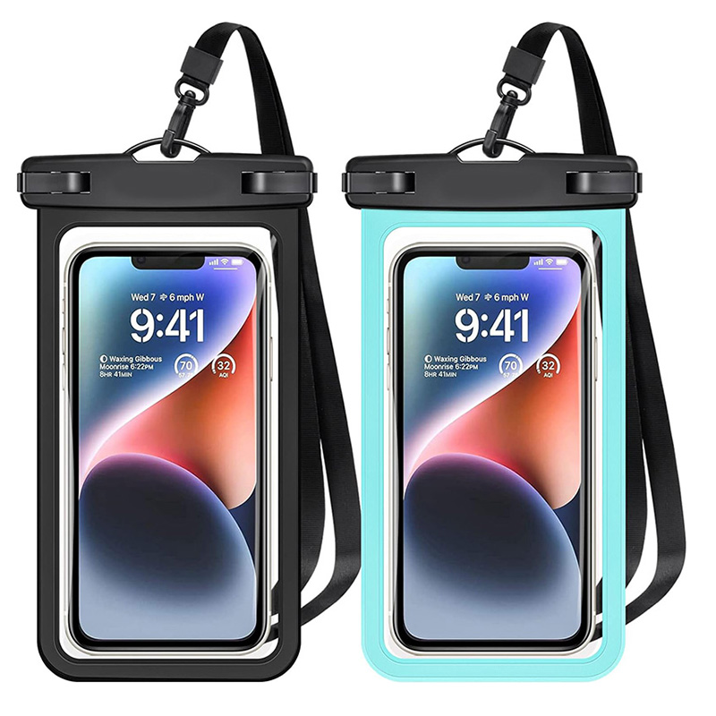 Universal Clear PVC Touchable Smart Phone Dry Protective Cover Waterproof Mobile Phone Bag Compatible All Models