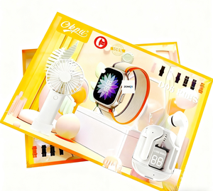 ZongX nuevo D96 Plus reloj inteligente 7 en 1 Set reloj auricular ventilador portátil Cable de carga inalámbrico reloj inteligente para hombres y mujeres - Product Image 1