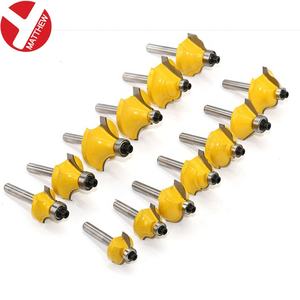 35 יחידות קופסא אלומיניום חבילת פלדת טונגסטן פאנל נתב עץ סט עם שוק עגול 1/4. - Product Image 3