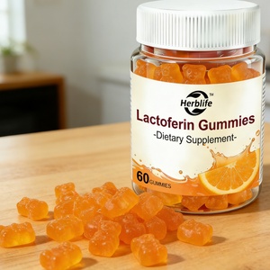 Factory OEM Private Label Food Grade Colostrum Lactoferrin <b>Gummies</b> <b>Candy</b> Nutrition Dietary Supplement Bovine Lactoferrin <b>Gummies</b> - Product Image 3