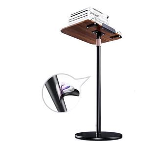 Forniture per ufficio supporto per libri da pavimento regolabile girevole in acciaio al carbonio supporto da lettura flessibile a braccio lungo per Tablet - Product Image 1