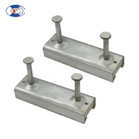 Rail encastré HF intégré au béton offre une fixation flexible pour supports de murs rideaux et pièces de fixation mécanique