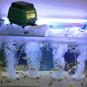 Bomba de aire para <span class=keywords><strong>acuario</strong></span> RESUN LP200, aireador, bombas de ciclo eléctrico Iate de alta presión, diafragma potente, agricultura séptica para estanque de peces - Product Image 2