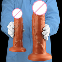 Plug Anal Extra Grande de Silicona Líquida sin Olor a Huevo, 32*73 cm, Pene Ultra Realista, Dildo de Gran Tamaño para Adultos HMGJ2164 Dongguan