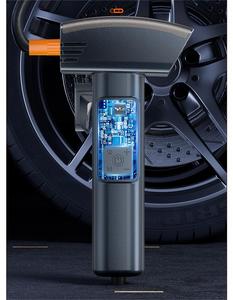 Pompa Ban Nirkabel Layar Digital 150PSI Kompresor Udara Isi Ulang Kabel Pengisian USB Palu Pelepas Udara 4500Mah PR - Product Image 4