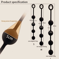 SM Sex Toy Silicone Ball Plug extra Long Large pour hommes et femmes Anal masturbateur fesses Expansion Prop produits pour adultes