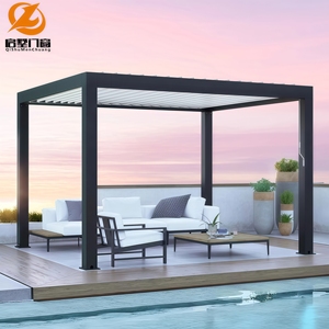 Pérgola de Aluminio con Cobertizo para Auto, Doble Uso, Protección Solar y Cubierta para Estacionamiento, Impermeable, para Casa o Villa - Product Image 3