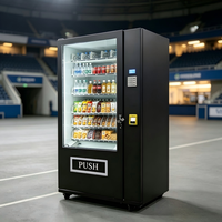 Station de vente automatique de boissons et de collations avec surveillance à distance de l'inventaire et verrouillage antivol