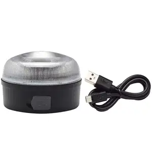 Luz <span class=keywords><strong>de</strong></span> Emergencia para Coche V16 <span class=keywords><strong>DGT</strong></span> España Recargable, Luces Estroboscópicas <span class=keywords><strong>de</strong></span> Señalización Vehicular Ámbar/Blanco, Triángulo <span class=keywords><strong>de</strong></span> Emergencia - Product Image 1