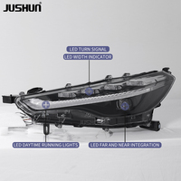Projecteur LED JUSHUN pour Toyota Corolla Cross 22-26, phares à lentille LED améliorés, luminosité accrue de 200%