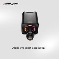 Volant de simulateur de course SIMAGIC Alpha EVO à faible inertie, base servo, filaire pour PC, moteur 12 Nm, fabriqué en Chine, vente en gros usine