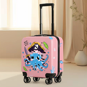 Cartoon Kinderkoffer 18 inch met cijferslot, universele wielen, reiskoffer, handbagage studententrolley - Product Image 1