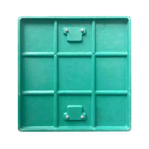 산업용 중량급 수지 맨홀 커버 잠금 메커니즘 포함 폐수 처리장용 플라스틱 FRP 소재 - Product Image 2