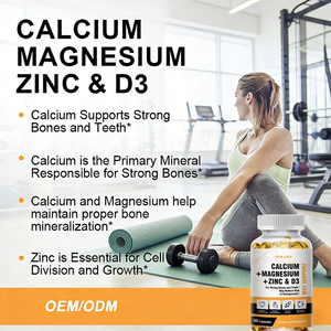 Cápsulas de Gel Suave OEM de Calcio, Magnesio, Zinc y Vitamina D3, Favorecen la Salud Esquelética y Muscular - Product Image 3