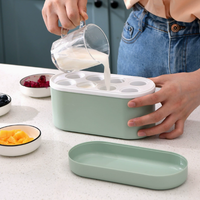 Moules à glaces à libération facile, 6 pièces, sans BPA, pour glaces maison, outils pour la fabrication de glaces