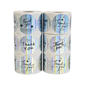 Biểu Tượng Tùy Chỉnh Dán Cho Bao Bì Cảm Ơn Bạn Thẻ Đầy Màu Sắc Nhỏ Ghi Chú Kinh Doanh - Product Image 3