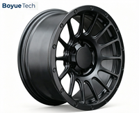 Jantes monobloc forgées noir mat multi-rayons tout-terrain multi-PCD 5*108 5*112 5*114.3 5*115 5*120 5*130 pour SUV et pick-up