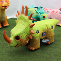 Voiture dinosaure à monnayeur pour parc extérieur, idéale pour centres commerciaux et location commerciale, en vente