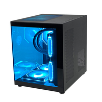 PCOOLING Nouveau Design Usine Atx Gaming Computer Case Pc Case Hd Usb3.0 Verre Trempé Computer Case & Towers Pc Chassis