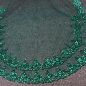 Véu de noiva genya com pente, véu de noiva elegante, verde, véu de noiva - Product Image 3