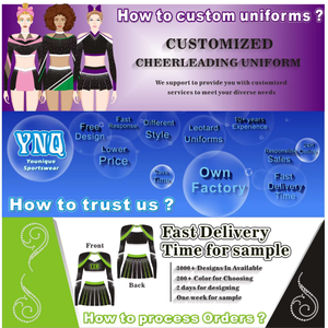 Uniformes de Porristas al por Mayor, Trajes de Entrenamiento Cómodos de Spandex <span class=keywords><strong>para</strong></span> Niñas, Colores Personalizados <span class=keywords><strong>para</strong></span> <span class=keywords><strong>Fiestas</strong></span> Escolares - Product Image 6
