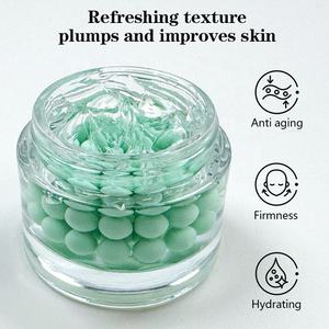 Crema <span class=keywords><strong>en</strong></span> Cápsulas Probiótica con Centella, Arbutina y Ceramida, Perlas Verdes Claras, <span class=keywords><strong>para</strong></span> Piel Sensible, Calmante, Reparadora de <span class=keywords><strong>la</strong></span> Barrera Cutánea, Antienvejecimiento Facial - Product Image 1