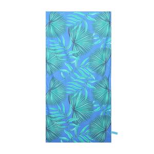 <span class=keywords><strong>Serviette</strong></span> de plage personnalisée à imprimé floral intégral en <span class=keywords><strong>microfibre</strong></span> recyclée, séchage rapide, sans sable, avec logo sur mesure - Product Image 5