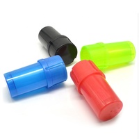 Logo personnalisé Nouveau broyeur d'herbes en plastique à 3 couches avec briquets pour pot de stockage de tabac et accessoires pour fumeurs