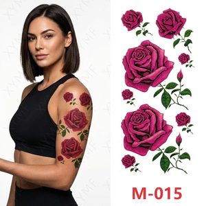 Tatuajes Temporales Coloridos <span class=keywords><strong>de</strong></span> Rosas Sexys <span class=keywords><strong>para</strong></span> <span class=keywords><strong>Mujer</strong></span> - Product Image 6