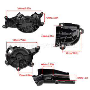 Cubierta Protectora de Motor de Motocicleta Zuqing para Kawasaki Z900 Z900se, Cubierta Anticaídas de Fibra de Carbono - Product Image 2