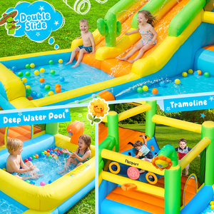 Parque Acuático Inflable FBSPORT, Castillo Inflable Gigante para Niños, Parque Acuático Inflable para Lago - Product Image 2