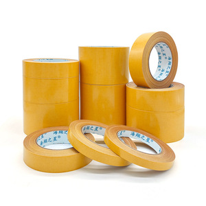 Ruban adhésif double face transparent en tissu maillé, haute adhérence, sans trace, pour fixation de tapis, usage intensif, en gros - Product Image 4