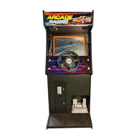 Consoles de Jeu de Course Monnayeur pour Enfants Équipement d'Arcade en Métal Jeu de Course Automobile
