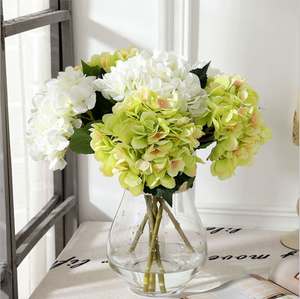 Venta al por mayor mejor calidad Grado A de hortensias artificiales para la pared de boda - Product Image 4