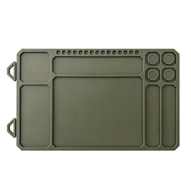 LAMBUL Tactical Maintenance Pad Gun Cleaning Mat Waterproof Heat-resistant Oil-resistant Easy-to-clean with Magnetic Area