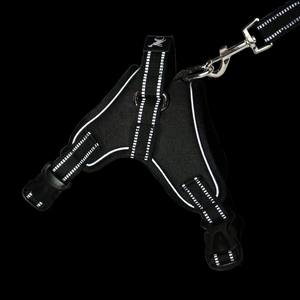 Rompi Harness kerah anjing pelepasan cepat, poliester dengan fitur bantalan tarik reflektif cerah - Product Image 3